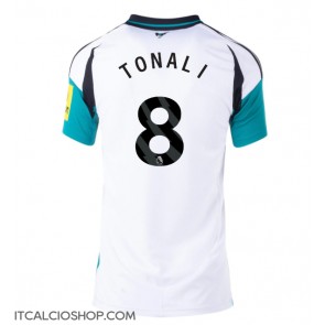 Newcastle United Sandro Tonali #8 Seconda Maglia Femmina 2024-25 Manica Corta